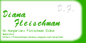 diana fleischman business card